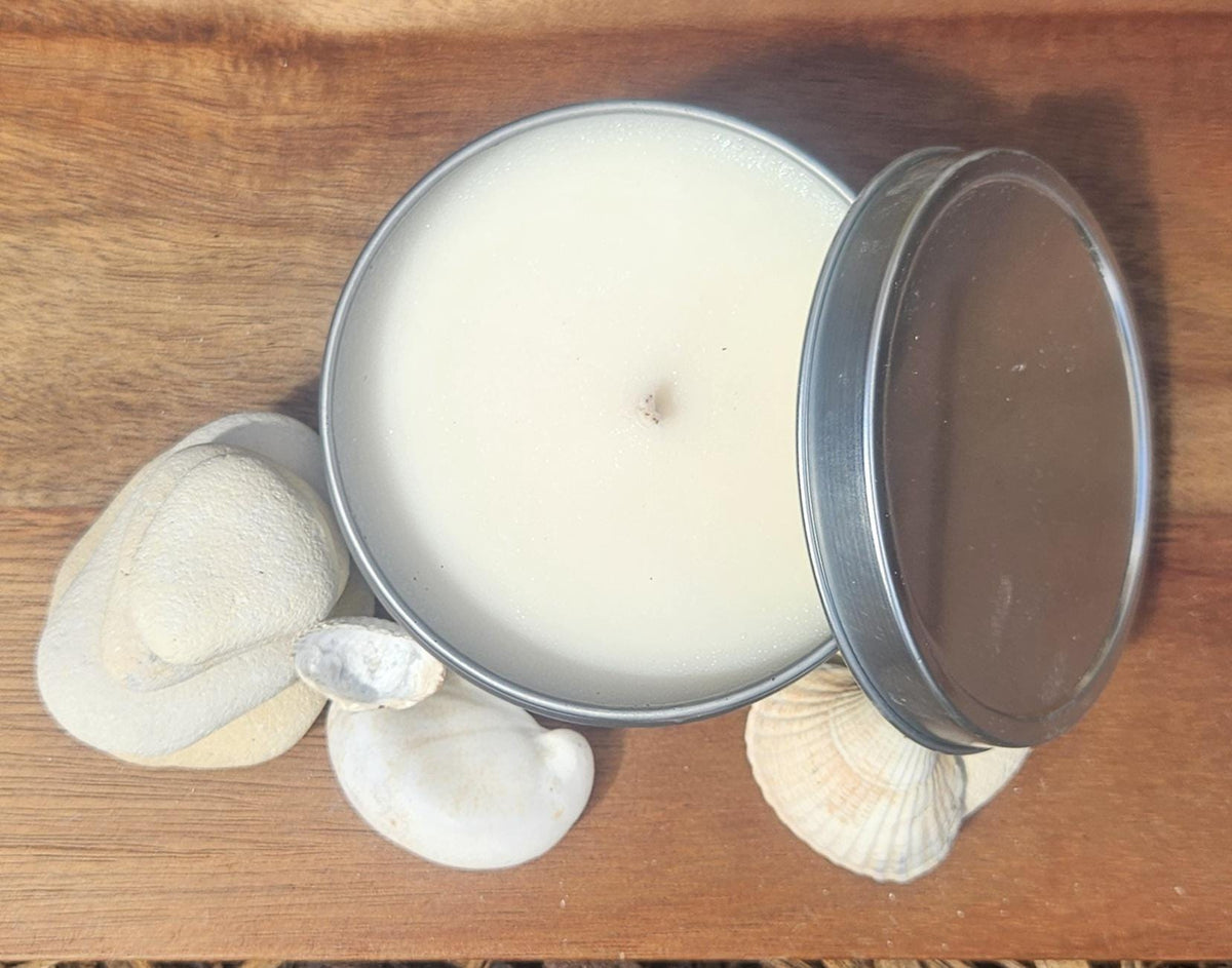 Clean Cotton Soy Wax Scented Large Tinned Candle