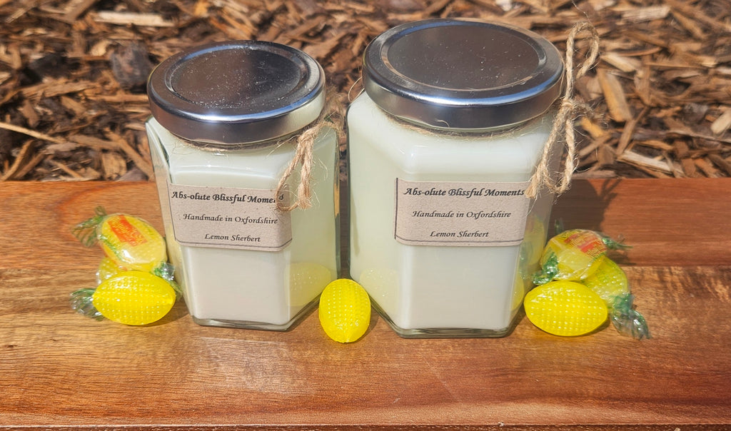 Lemon Sherbet Soy Wax Scented Candle