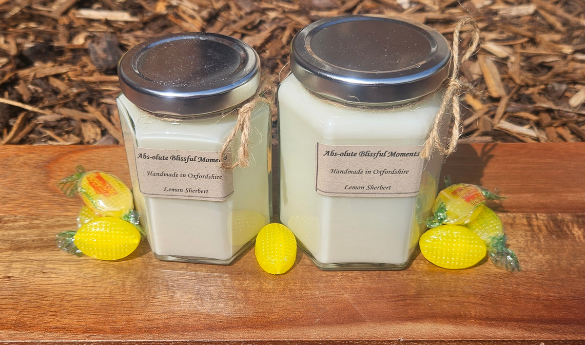 Lemon Sherbet Soy Wax Scented Candle