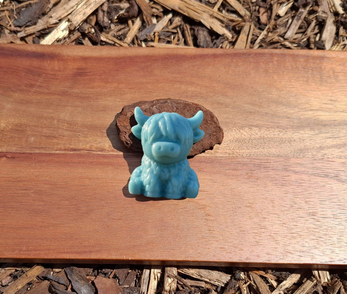 Highland Cow Soy Wax Melt in Lime, Basil & Mandarin Scent