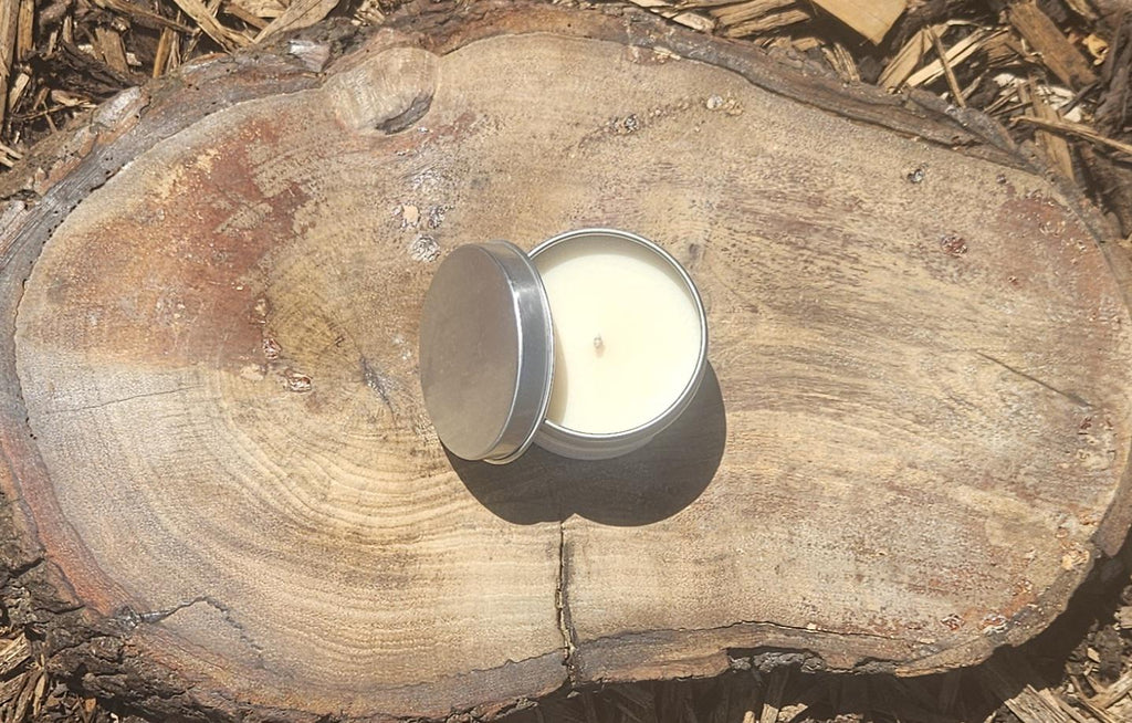 Dragons Blood Soy Wax Scented Candle in Tin