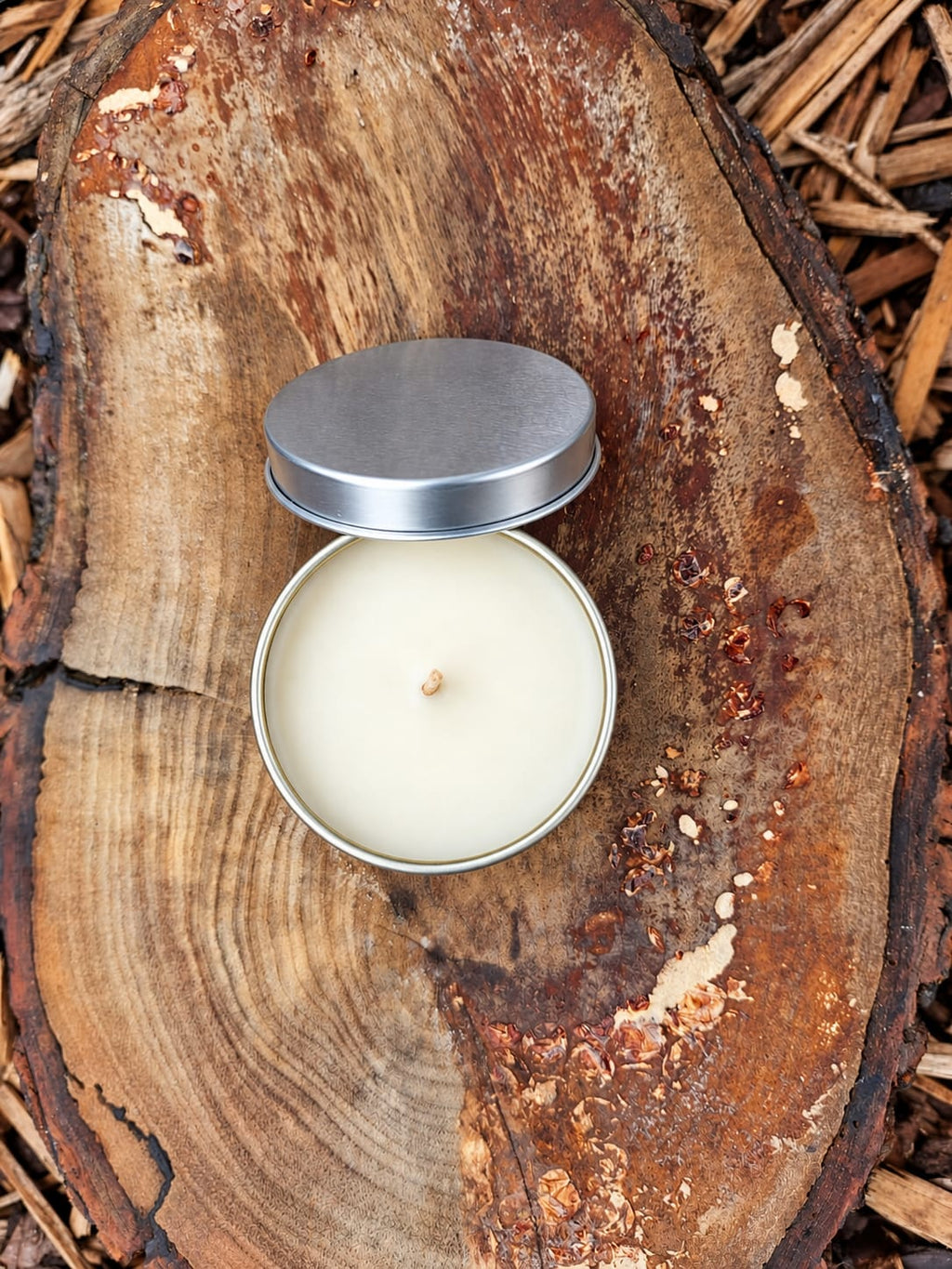 Pumpkin & Pecan Pie Scented Soy Wax Candle in Tin