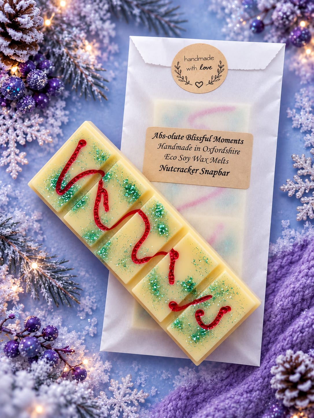 Nutcracker Scented Soy Wax Melt Snapbar