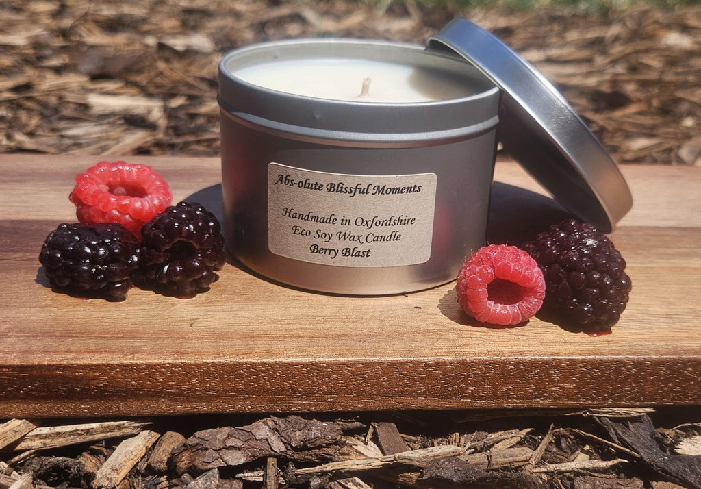 Berry Blast Scented Soy Wax Tinned Candle