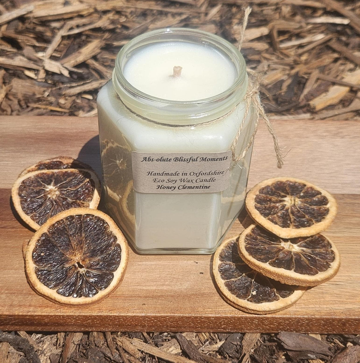 Honey Clementine Soy Wax Candle
