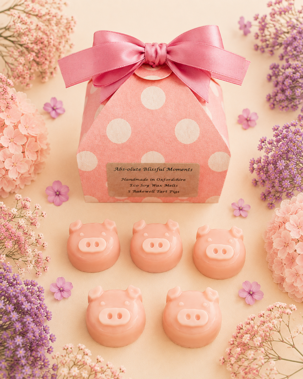 Bakewell Tart Scented Piggie Soy Wax Melts
