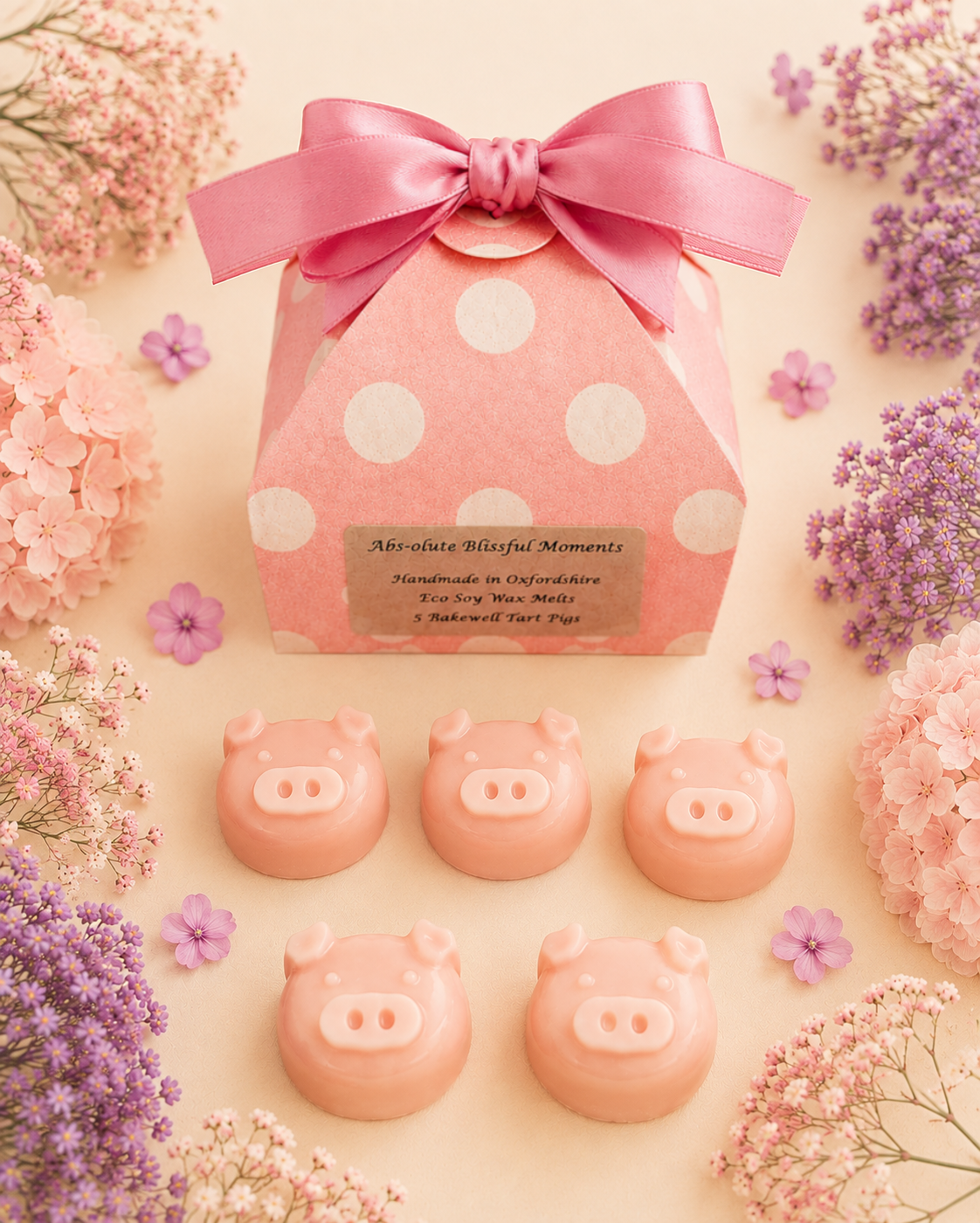 Bakewell Tart Scented Piggie Soy Wax Melts